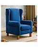 Joyville Kids High Back ChairPlain Fabric in Royal Blue Colour-Designed for Comfort