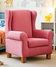 Joyville Kids High Back Chair - Plain Fabric in Pink Colour-Designed for Comfort