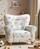Joyville Kids Low Back Sofa - Space Theme print in Grey Colour-Designed for Comfort