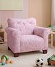 Joyville Kids Low Back Sofa - Flowers print in Pink Colour-Designed for Comfort