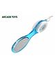 ARCADE TOYS 4-in-1 Foot Pedicure Brush with Pumice Stone, Foot Scrubber & Metal Foot File | Soft Foot Care Brush | (Colour may vary)