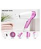 ARCADE TOYS Mini Foldable Travel Hair Dryer | 1600W Compact Electric Hair Dryer | Pink