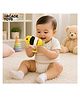 ARCADE TOYS Clownfish Baby Rattle Toy with Teether & Sensory Rings | Easy Grip Handle | 0+ Months | Colour & design may vary