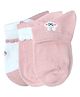 NEXT2SKIN Cotton Unisex Ankle Socks White:Pink