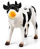 NEGOCIO  Realistic Farm Animal Figure | Plastic Cow Animal Toy for Boys & Girls | Educational Pretend Play Toy- PACK OF 1- COLOR MAY VARY