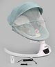 Babyhug Electrical Rocker with Mosquito Net - Mint Green| Comfortable Swing Cradle| Remote Control| 5 Speed Modes| Safety Harness|Built-in Music|Off Timer|Easy to Setup| Non-Slip Base|Silent Operation