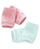 INPOUT 2 Pair of Knee Support with Anti-Slip Silicone Dots for Crawling & Walking, Soft Stretchable mesh (Color may vary)
