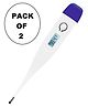 Inpout Pack of 2 Quick & Instant Measurement of Oral & Underarm with Accurate Temp. Thermometer for Adults, Kids & Babies
