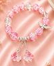 Stol'n Beads Embellished Floral Charm Detailed Bracelet - Pink