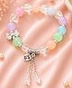 Stol'n Beads Embellished Metal Bow Applique & Charm Detailed Bracelet - Multi Colour