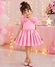 The Magic Wand Woven Sleeveless Floral Applique Detailed Dress - Pink