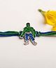 WENS Premium Kids Hulk Handmade Rakhi with Non-Bleeding Anchor Threads