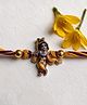 WENS Premium Krishna Handmade Rakhi with Non-Bleeding Anchor Threads