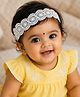 Little Miss Cuttie Lace Detailed Headband - White