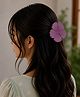 Little Miss Cuttie Floral Designed Claw Clip - Mauve