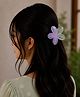 Little Miss Cuttie Floral Designed Claw Clip - Lavender