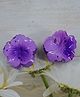 Little Miss Cuttie Floral Designed Claw Clips - Purple