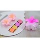 Little Miss Cuttie Set Of 7 Floral Designed Claw Clips - Multi Colour