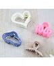 Little Miss Cuttie Set Of 4 Solid Claw Clips - Multi Colour