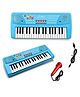 King Toyz 37 Keys Kids Piano Keyboard with Mic | Electronic Musical Toy with 8 Rhythms, 8 Tones & 6 Demo Songs | Educational Keyboard for Boys & Girls 3+ Years | SKY BLUE