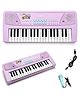 King Toyz 37 Keys Kids Piano Keyboard with Mic | Electronic Musical Toy with 8 Rhythms, 8 Tones & 6 Demo Songs | Educational Keyboard for Boys & Girls 3+ Years | PURPLE