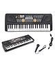 King Toyz Electronic Piano Keyboard for Kids | 49 Keys with Microphone | Musical Learning Toy with Recording | Age 3+ Years | Black