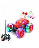 King Toyz RC Stunt Car Toy for Kids | 360° Rotation, Flashing Lights & Music | Remote Control Stunt Car | Multicolor