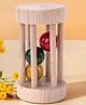 Kidocoo Wooden Baby Rattle Toy - Brown
