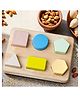 Kidocoo Wooden Geometry Shape Sorter Toy - Multicolor