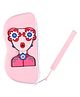 New Pinch Silicone Sunglasses Cases with Zipper & Lanyard Cartoon Fashion Eyeglasses Organizer Pouch, Soft Protective Storage for Glasses, Travel-Friendly (17 x 7.5 cm)PACK OF 1 ( Pink )