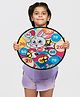 DECATHLON Canaveral - Printed Hook-and-Loop Dartboard - Blue & Red