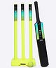 DECATHLON Lightweight Polyethylene Cricket Bat Set - Black