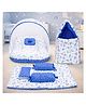 Fareto Mattress with Net Baby Sleeping Bag Carry Bed - Blue Moon