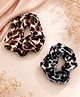 Stol'n Set of 2 Animal Pattern Printed Rubber Bands - Multi Colour