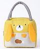 House of Quirk 3D Cartoon Animal Insulated Lunch Bag Canvas Thermal Lunch Tote with Aluminum Foil Large Capacity Lunch Box Bag for Kids Women & Office - Yellow