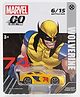 Marvel GO Battle SUV Wolverine Free Wheel 1:64 Die Cast Car - Yellow