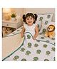 Vibrant Threads,GREEN LION COTTON BABY DOHAR