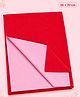Sparkle Joy Premium 100% Quickly Dry Waterproof Bed Protector Sheet Small Size 50*70 cm - Red