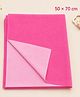 Sparkle Joy Premium 100% Quickly Dry Waterproof Bed Protector Sheet Small Size 50*70 cm - Pink