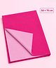 Sparkle Joy Premium 100% Quickly Dry Waterproof Bed Protector Sheet Small Size 50*70 cm - Magenta