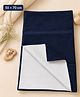 Sparkle Joy Premium 100% Quickly Dry Waterproof Bed Protector Sheet Small Size 50*70 cm - Navyblue