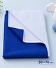 Sparkle Joy Premium 100% Quickly Dry Waterproof Bed Protector Sheet Small Size 50*70 cm - Royal Blue