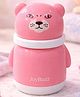 Joy Buzz Baby Powder Puff with Container | Soft & Gentle | BPA Free | Cute Bear Design | For Newborn & Infants - Blue