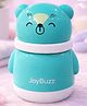 Joy Buzz Baby Powder Puff with Container | Soft & Gentle | BPA Free | Cute Bear Design | For Newborn & Infants - Blue
