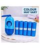 Joy Buzz Baby Disposable Diaper Bags With Dispenser Waste 5 Refill Rolls/75 Bags Convenient Quick Disposal Trash Leak And Odours Proof Blue
