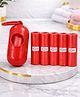 Joy Buzz Baby Disposable Diaper Bags With Dispenser Waste 5 Refill Rolls/75 Bags Convenient Quick Disposal Trash Leak And Odours Proof Red
