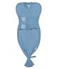 Cocoon Care Bamboo knit SNUGZIE Sleep Sack with 3 Arms Positions for Babies 3-6M Blue