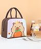 Butterthief Orange & Bear Hot & Cold Leak Proof Lunch Bag for School Kids - White