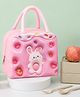 Butterthief Pink Cat Printed Hot & Cold Leak Proof Lunch Bag for School Kids - Pink