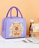 Butterthief Printed Hot & Cold Leak Proof Lunch Bag for School Kids - Purple